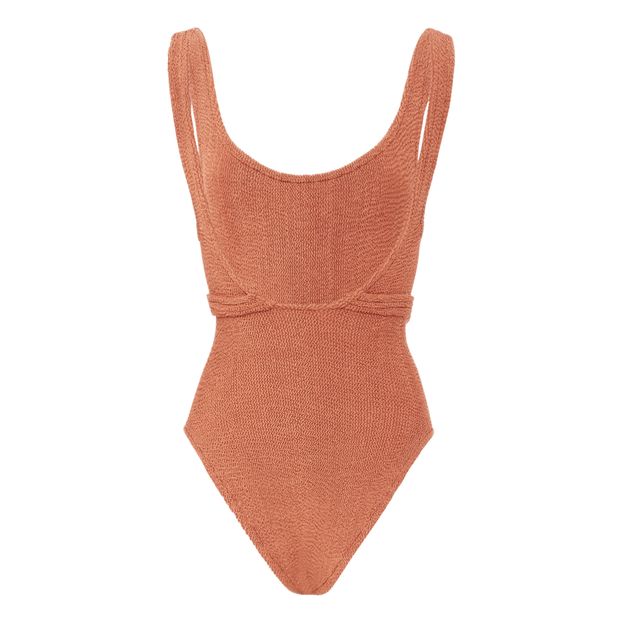 Maillot de Bain Une Pièce Crépon Métallisé Solitaire-product