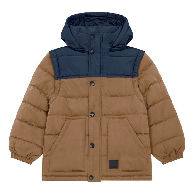 Puffer Coat, Removable Hood & Sleeves-product