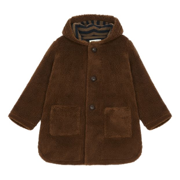 Manteau Façon Fourrure Capuche-product