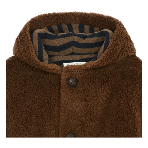 Manteau Façon Fourrure Capuche-product