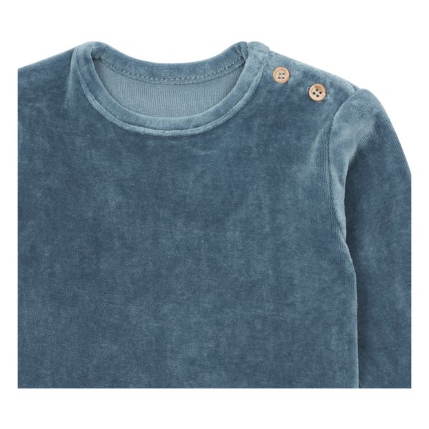 Sweat Estragon Velours Coton Bio-product