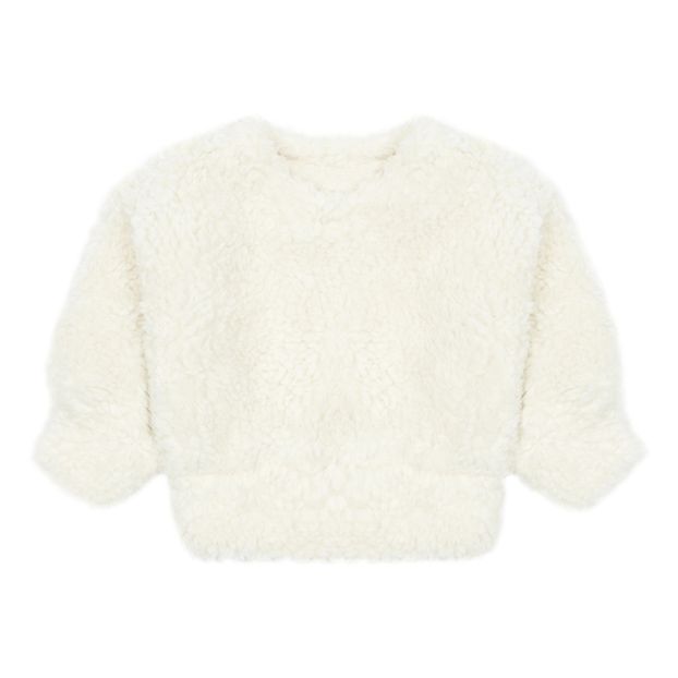 Sweat Cedrat Fausse Fourrure Coton Bio-product