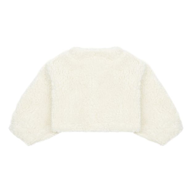 Cardigan Figue Façon Fourrure Coton Bio-product