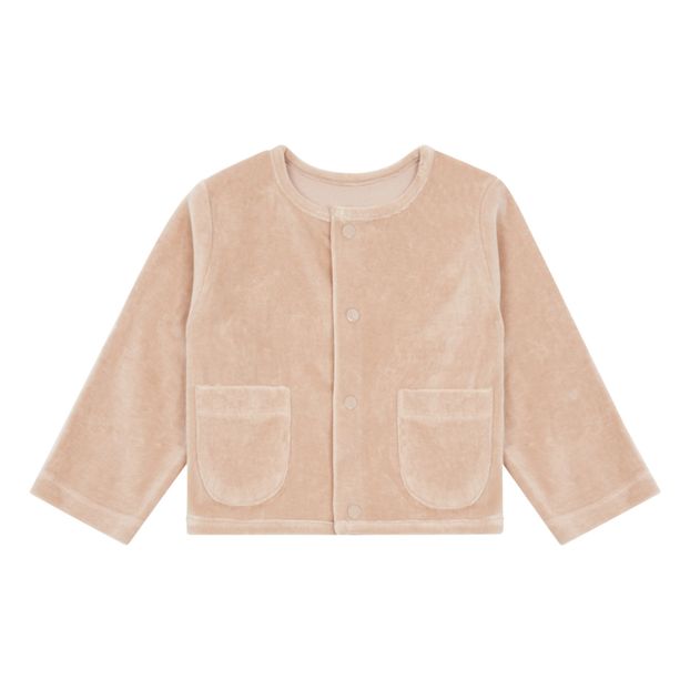 Cardigan Manioc Velours Coton Bio-product