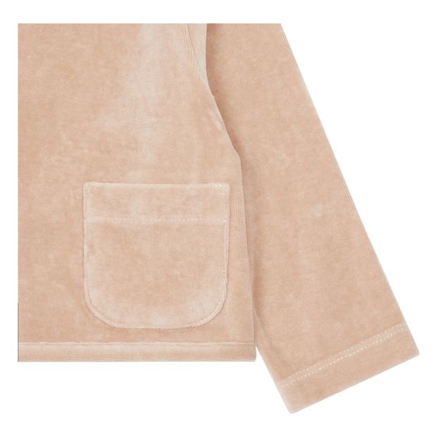 Cardigan Manioc Velours Coton Bio-product