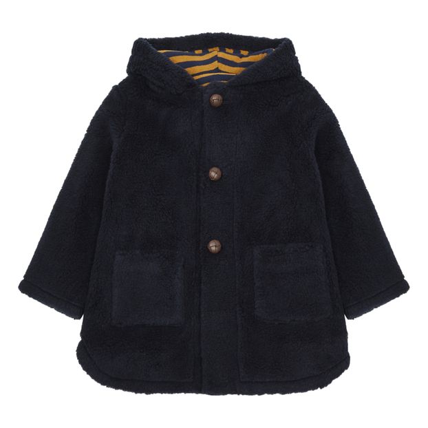 Manteau Façon Fourrure Capuche-product