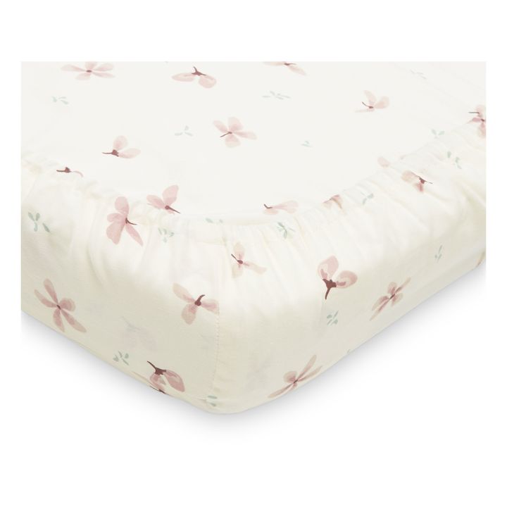Windflower Organic Cotton Changing Mat Cover | Cream- Product image n°2