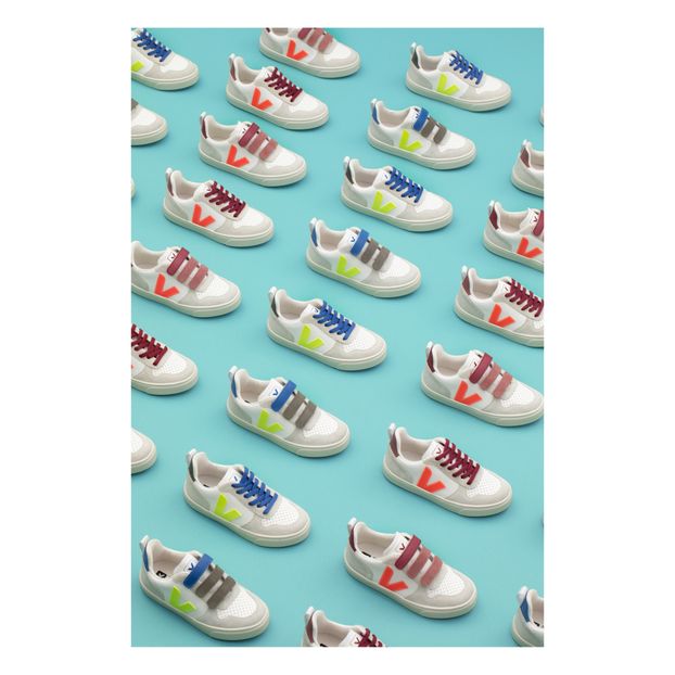 Zapatillas de cuero con velcros V-10 Veja x Bonton-product