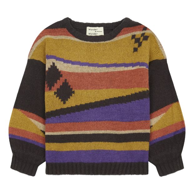 Pull Aztec Laine et Mohair-product