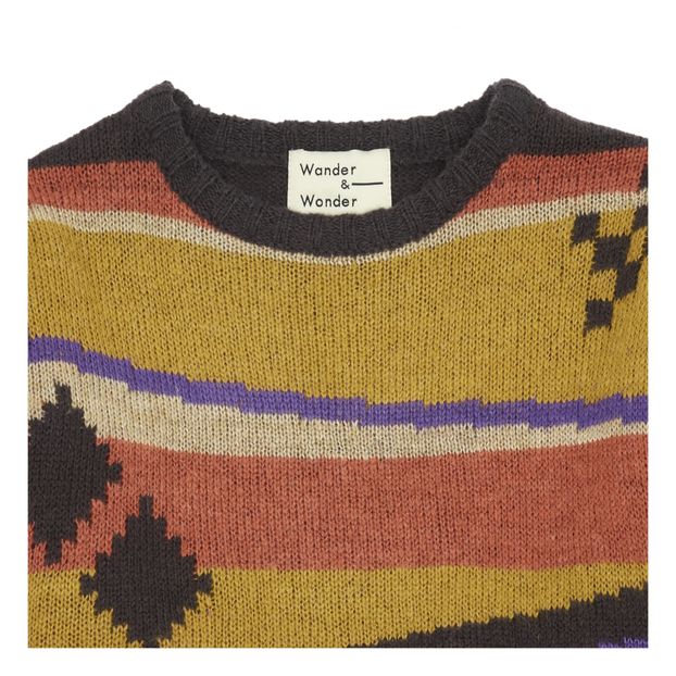 Pull Aztec Laine et Mohair-product