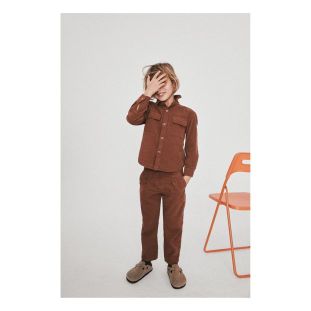 Bambi Pleated Corduroy Trousers-product