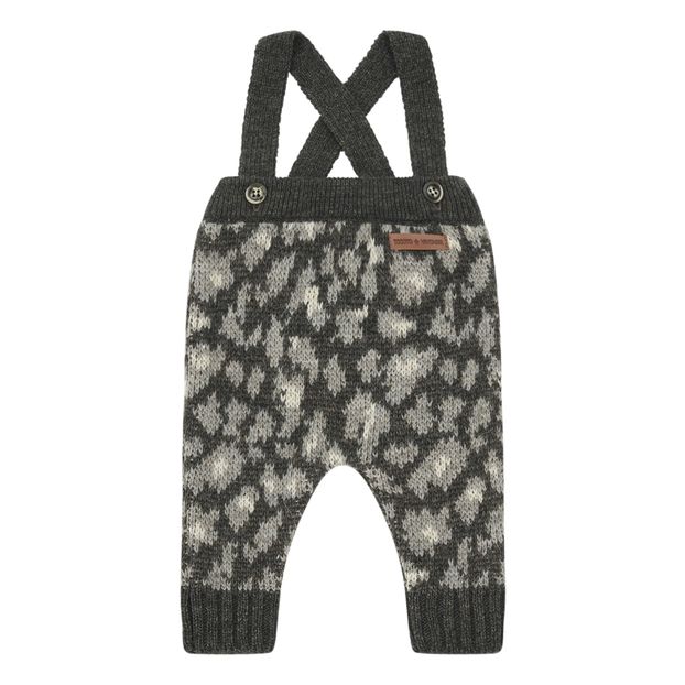 Pantalón de punto con tirantes-product