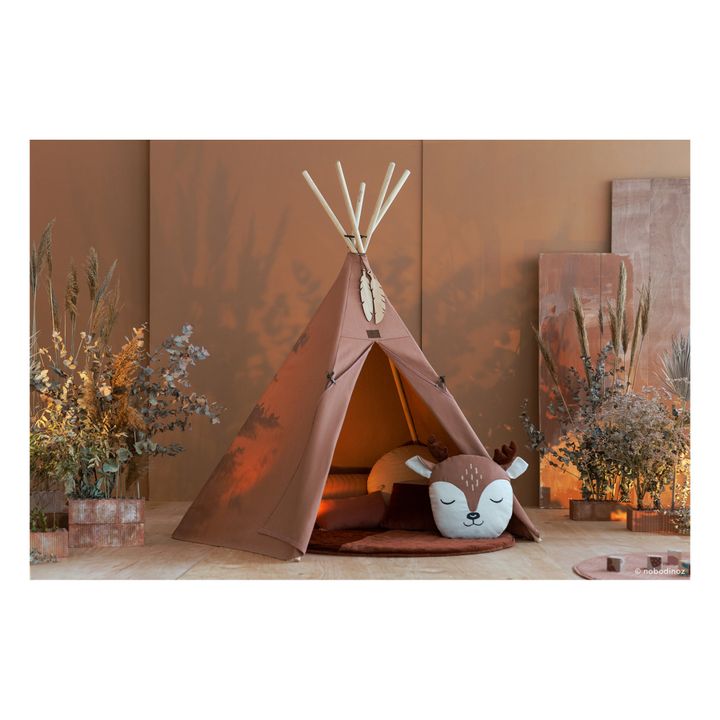 Reindeer Cushion | Terracotta- Product image n°1
