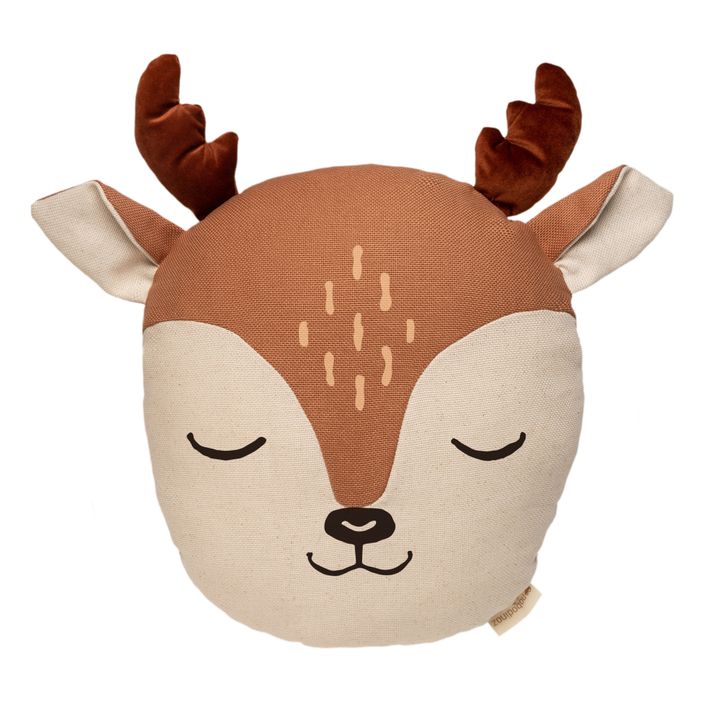 Coussin renne | Terracotta- Image produit n°0