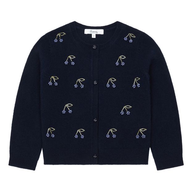 Cardigan Cachemire Cerises Brodées-product