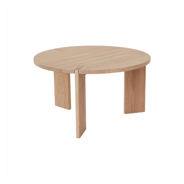 Mesa de centro redonda Oy de roble-product