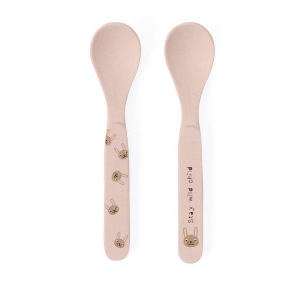 Cuillère Lapin en bambou - Set de 2-product