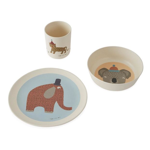 Set vaisselle Eléphant en bambou-product