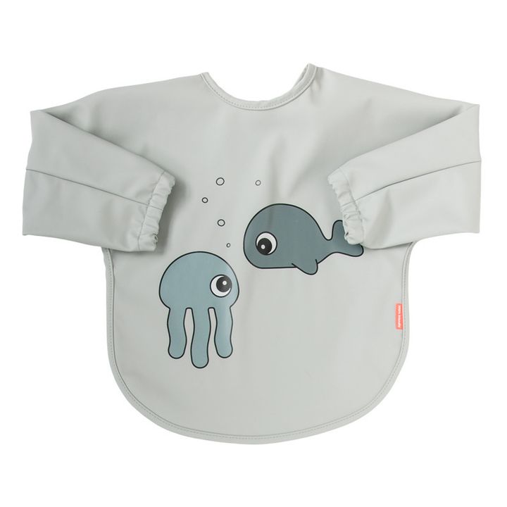 Babero con mangas Sea friends | Gris- Imagen del producto n°0