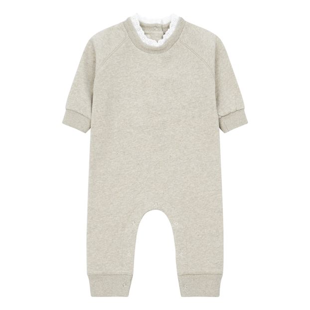 Embroidered Collar Playsuit-product