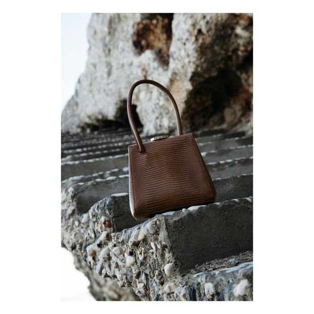 Bolso Mademoiselle de cuero en relieve-product