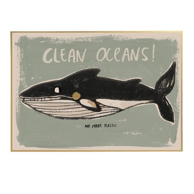 Large Clean Ocean Poster-product