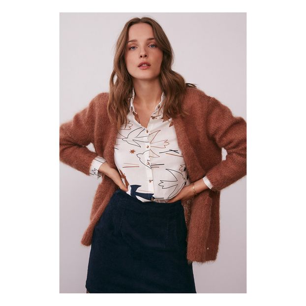 Gilet Copper Kid Mohair-product