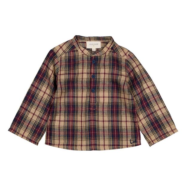 Tartan-print Kurta Shirt-product