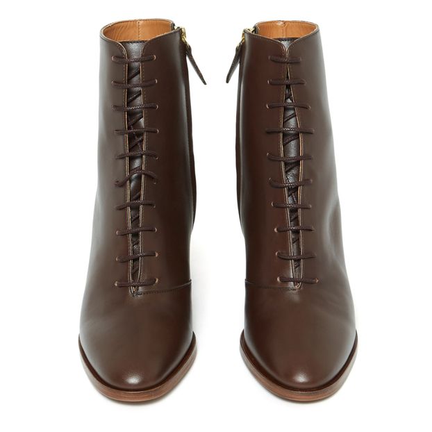 Botines de cuero n°662-product