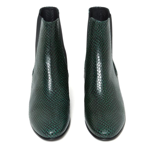 Botines de cuero tipo cobra n°402-product