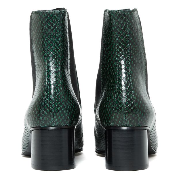 Botines de cuero tipo cobra n°402-product