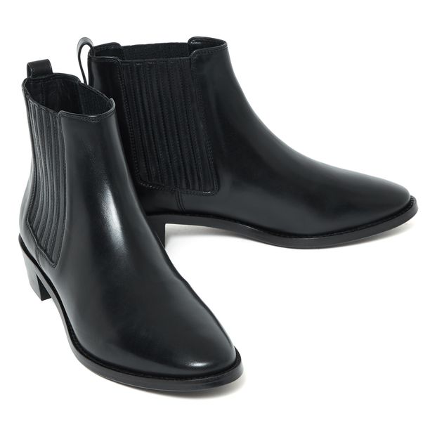 Botines de cuero n°69-product
