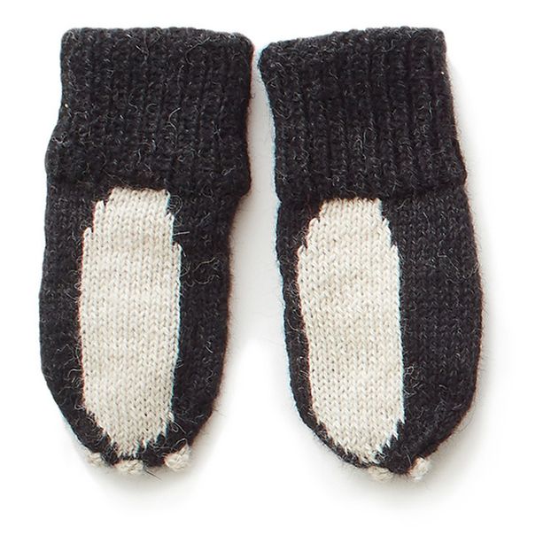 Fäustlinge Baby Alpaka Skunk-product