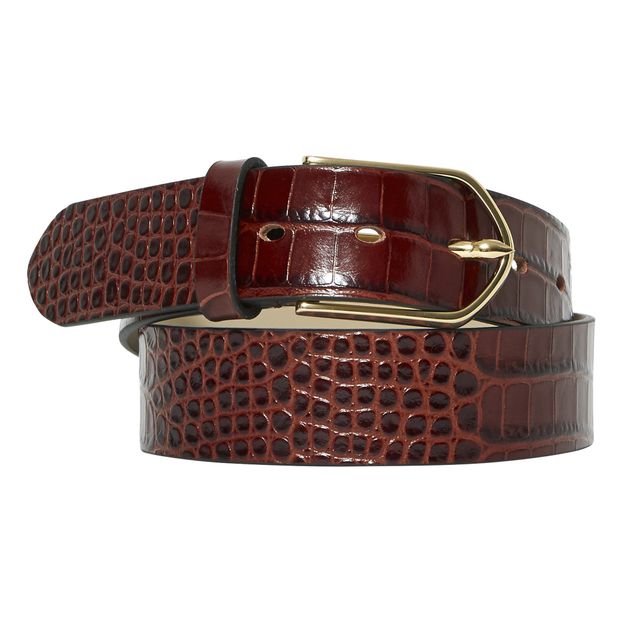 Ceinture Zodiac Cuir Façon Croco-product