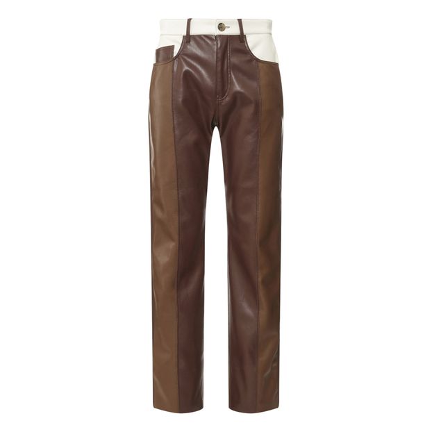 Pantalon Vinni Patchwork Cuir Vegan-product