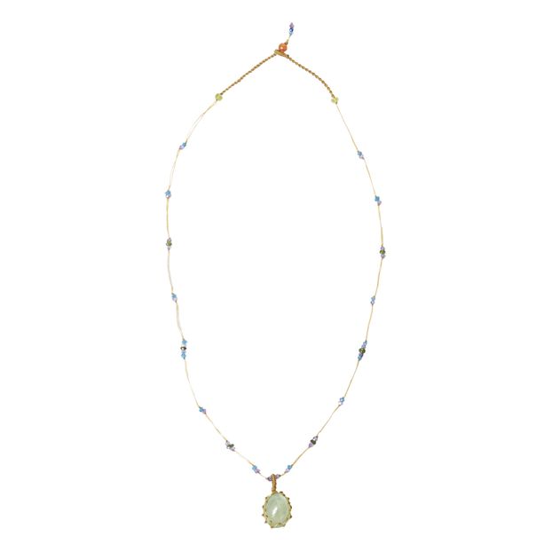 Collier Tibetan Court Aquamarine-product