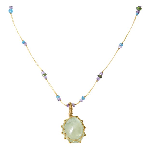 Collier Tibetan Court Aquamarine-product