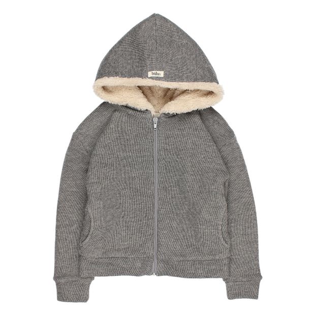 Sweat Zippé Fourré Coton Bio Pierre-product
