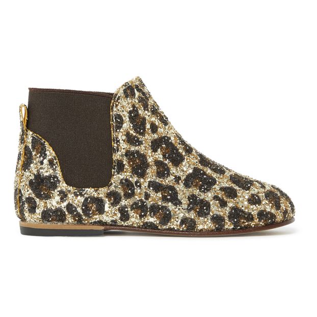 Chelsea Boots Pailletées Léopard-product