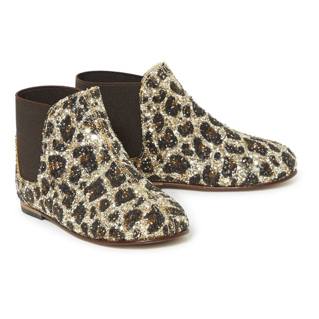 Chelsea Boots Pailletées Léopard-product
