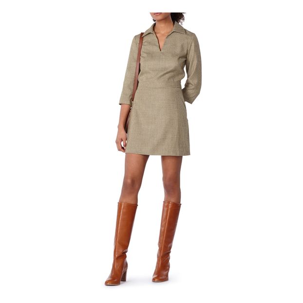 Robe Merida Laine Pied de Poule-product
