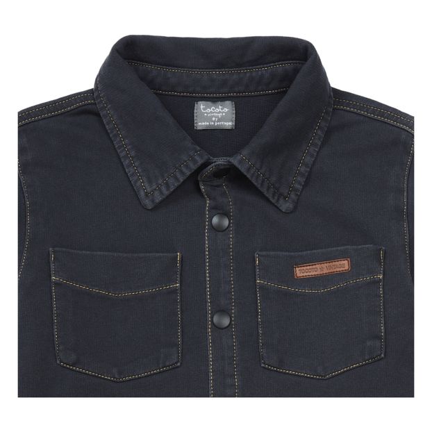 Soft Fleece Denim Shirt -product