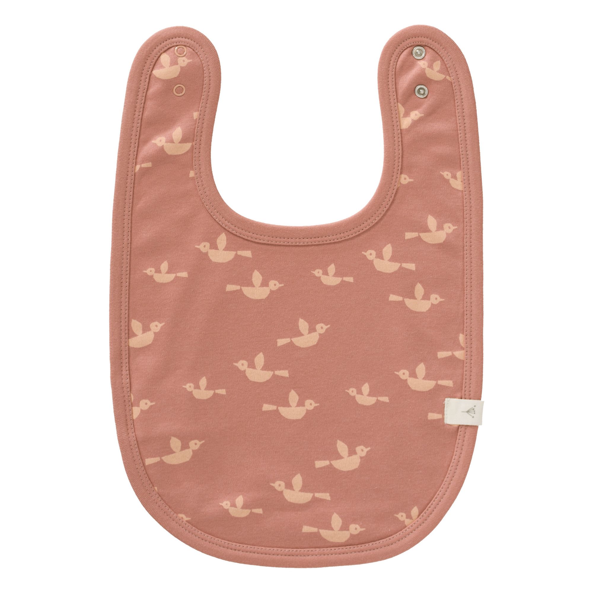 Babero Pájaros Rosa- Imagen del producto n°0