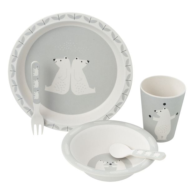Set Vaisselle en bambou Ours Polaire-product