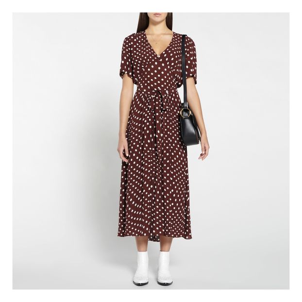 Robe Ceinturée à Pois-product