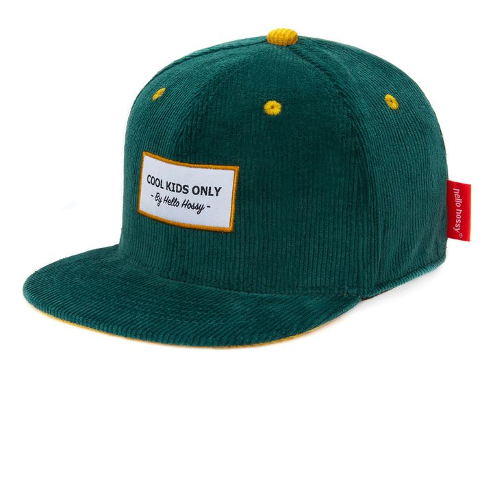 Cappellino in velluto | Verde- Immagine del prodotto n°0