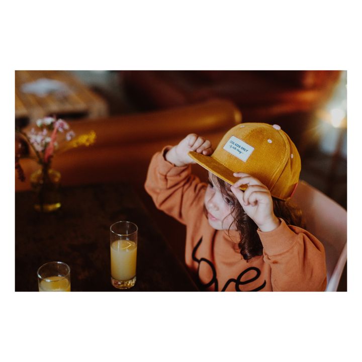 Cappellino in velluto Miele- Immagine del prodotto n°4