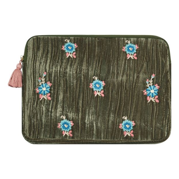 Pochette ordinateur 13" Hoa en velours-product