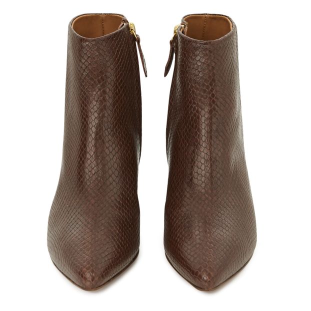 Botines de cuero tipo pitón n°107-product