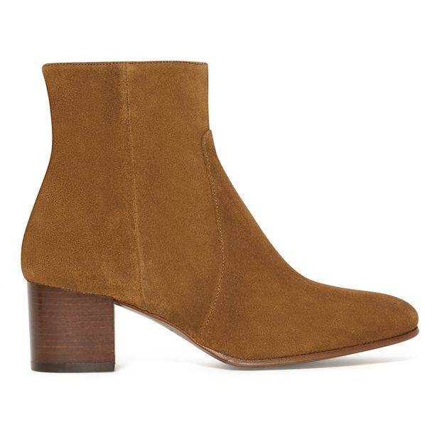 Botines de piel y terciopelo n°298-product